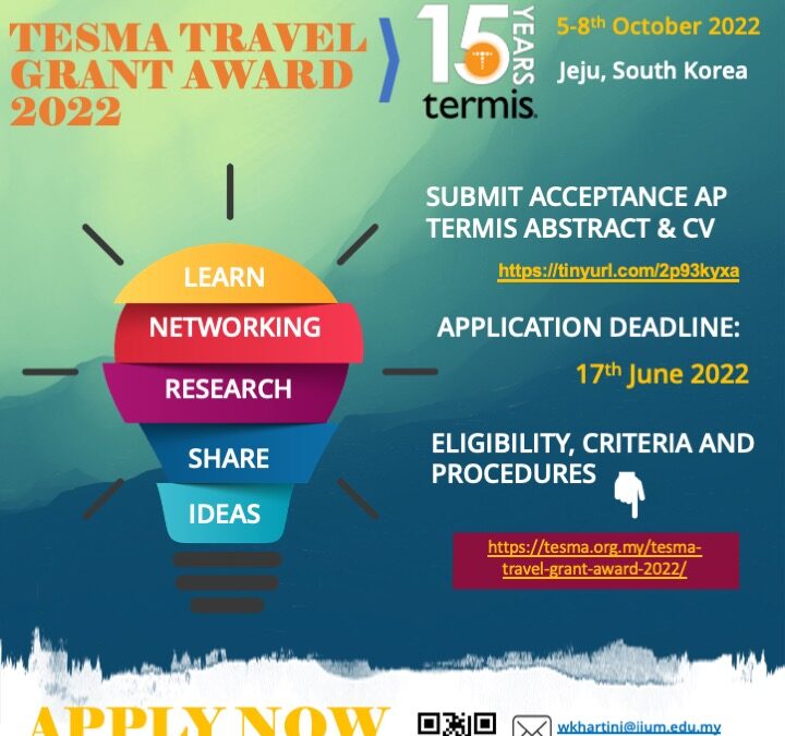 TESMA Travel Grant Award 2022